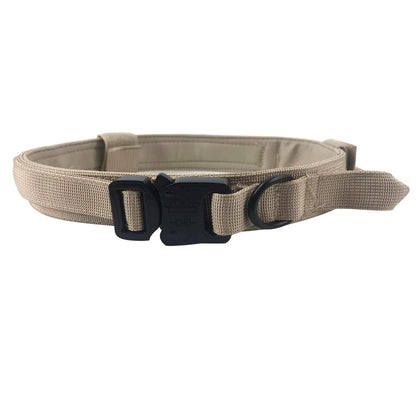 Adjustable Tactical Dog Collar & Leash Set – Durable Nylon Design