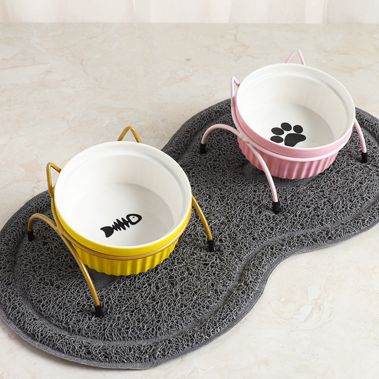 Cervical-Support Cat Bowl