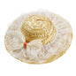 Straw hat pet shade for cats and dogs