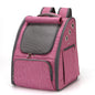 Pet Carrier Travel Bag Foldable Breathable Backpack-style