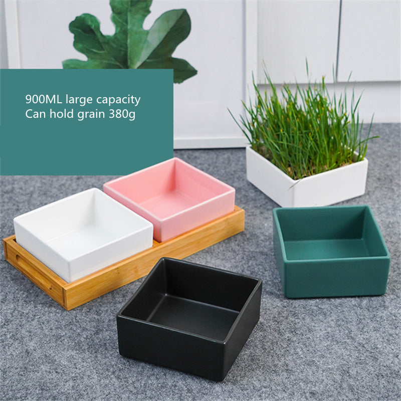 Ceramic Dog Food Bowl – Durable & Easy to Clean