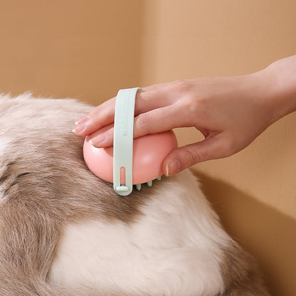 Pet Silicone Bath Massage Scrub Bath Brush For Cats And Dogs