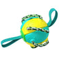 Interactive Dog Football Soccer Ball With Tabs Inflated Training Toy Outdoor Border Collie Balls Pet Products