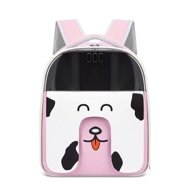 Large Capacity Backpack Portable Pet Bag Outdoor Travel