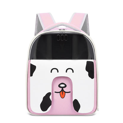 Large Capacity Backpack Portable Pet Bag Outdoor Travel