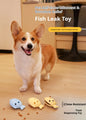 Fish-Shaped Dog Treat Dispenser Toy-Food-Grade Silicone Slow Feeder For Boredom Relief, Self-Entertainment & Pet Interaction - Durable Chew Toy With Treat Leakage Design, Teeth Cleaning Surface