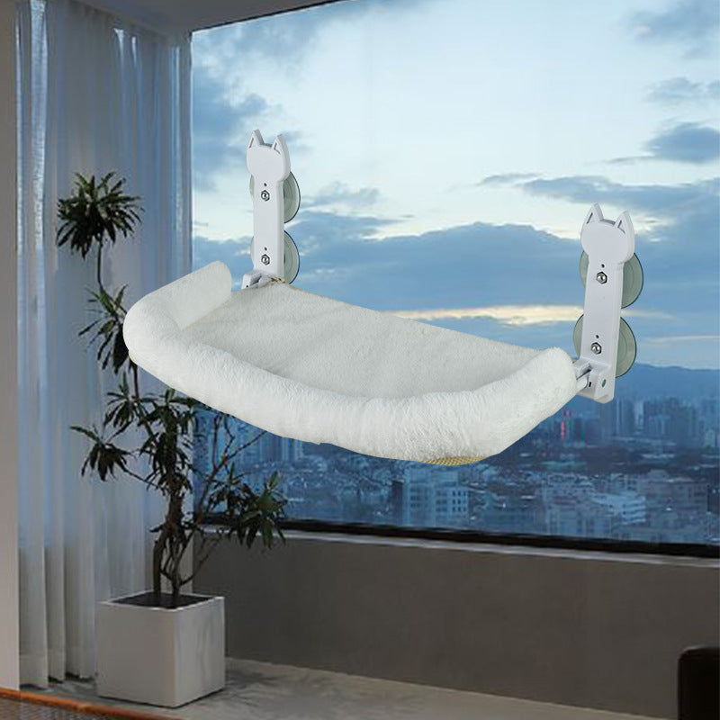 Hanging Bed Balcony Glass Pet Cat Bed Supplies