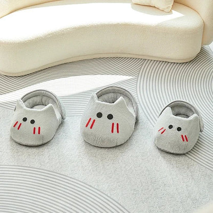 Portable Plush Slipper Cat Bed Pet Mattress Warm Soft Comfortable Basket Sleeping Bag Nest Beds For Cat And Dog Pet Accessories