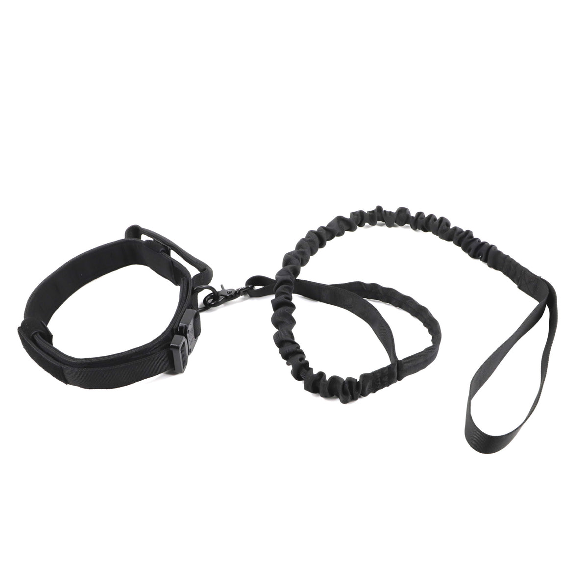Adjustable Tactical Dog Collar & Leash Set – Durable Nylon Design