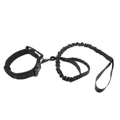 Adjustable Tactical Dog Collar & Leash Set – Durable Nylon Design