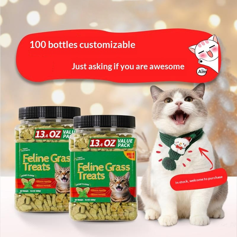 Cat Grass Biscuits – Healthy Digestive Treats for Cats