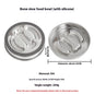 Non-slip Anti-choke 304 Stainless Steel Pet Slow Feeding Bowl