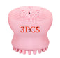 Cartoon octopus silicone wash brush foaming cleansing brush Manual facial massage brush cleansing brush brush bubbler