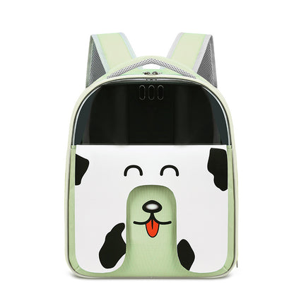 Large Capacity Backpack Portable Pet Bag Outdoor Travel